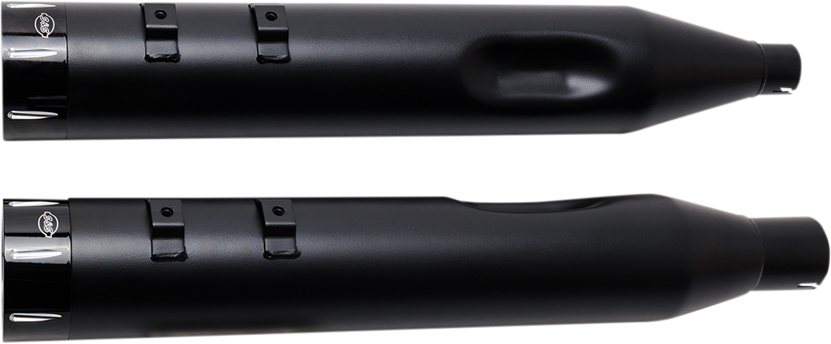 4-1/2" MK45 Performance Mufflers — Tracer - 4-1/2" MK45 Performance Mufflers - Black Tracer [1801-1081] - Image 2