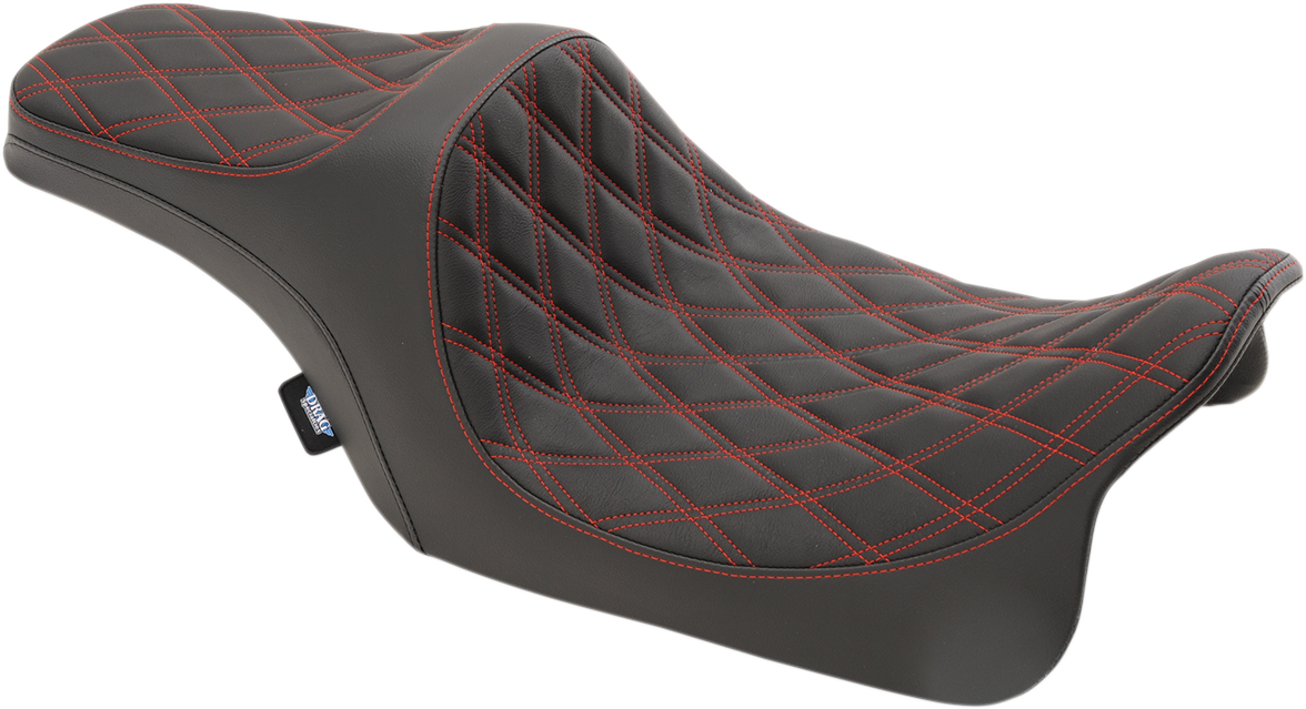 Predator III Seat - Double Diamond - Red Stitched - FL '08-'23 [0801-1116]