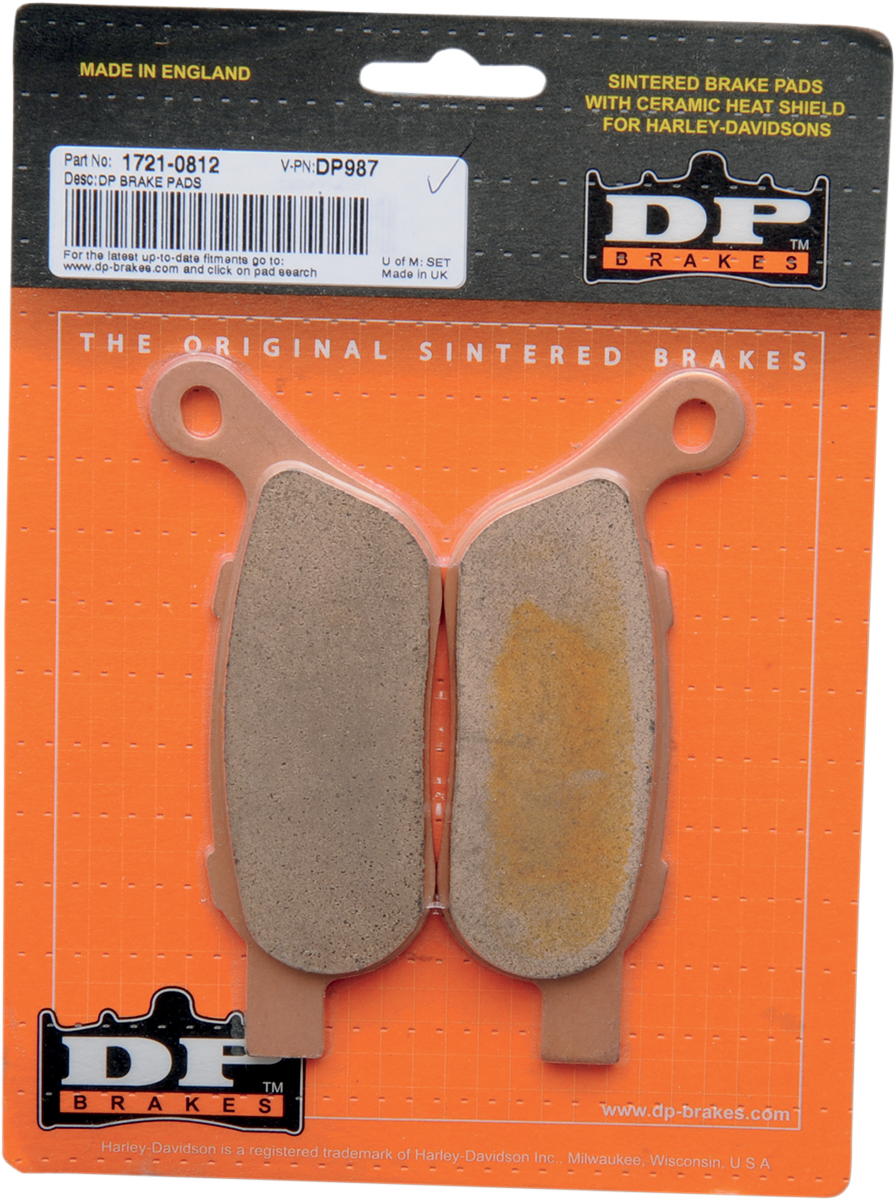 Sintered Metal Harley/Buell Brake Pads - Sintered Brake Pads [1721-0812] - Image 2