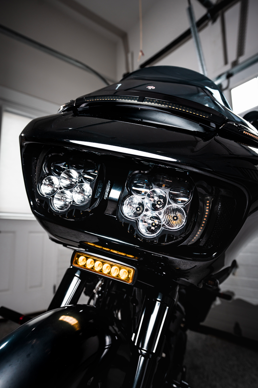 LED Light Bar Kit - LED Light Bar - Yellow Lens - Road FLTR [2040-3194] - Image 6