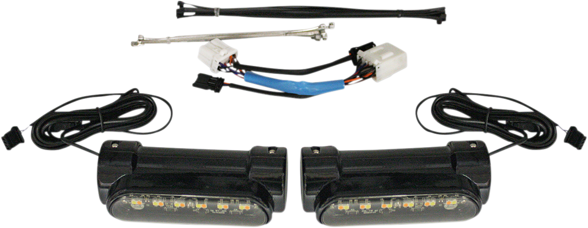 Dynamic Engine Guard LEDs - Engine Guard Light - Black - '97-'13 FLH [2040-2529] - Image 2
