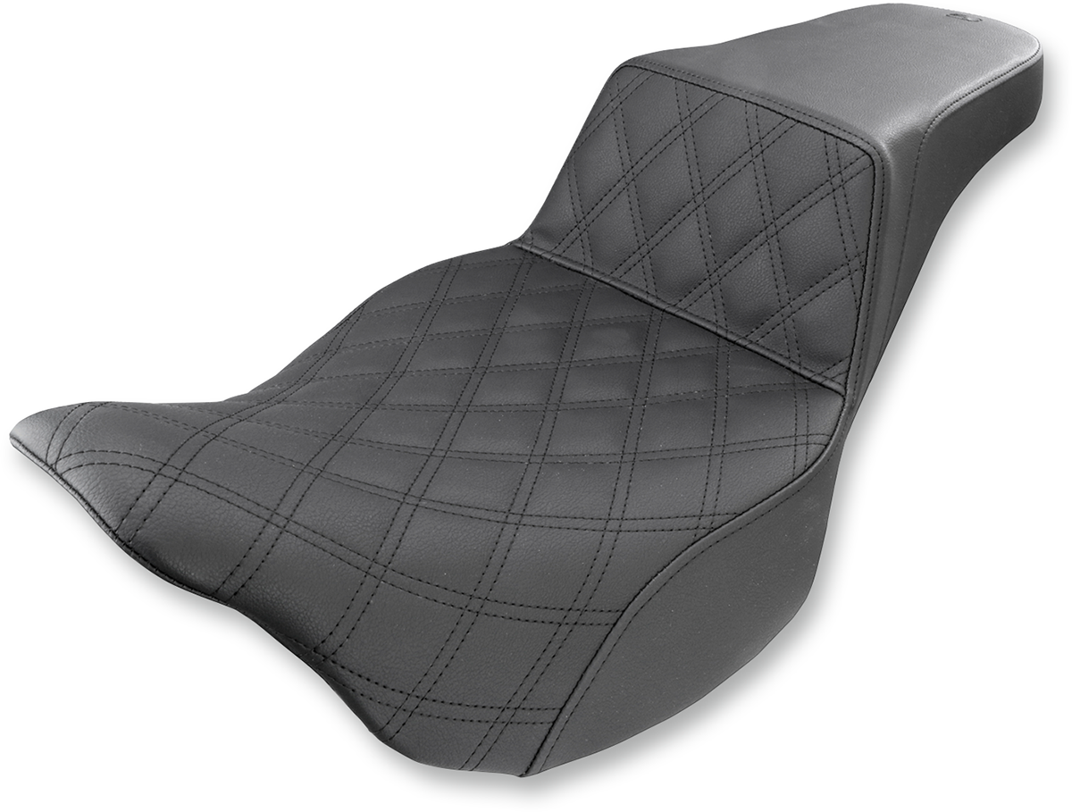 Step-Up Seat — Front Lattice Stitch - Step-Up Seat - Front Lattice Stitch - Black - FL '08-'24 [0801-1050]
