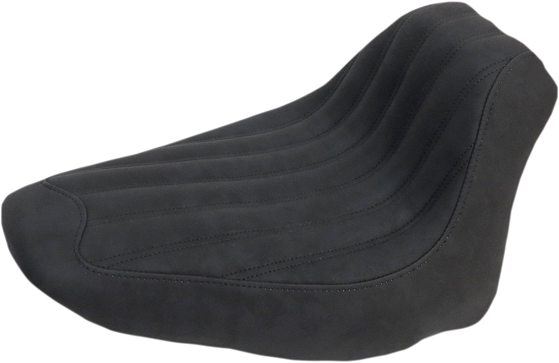 Knuckle Solo Seat - Ribbed - Black - FLST '06-'17 [0802-0826]