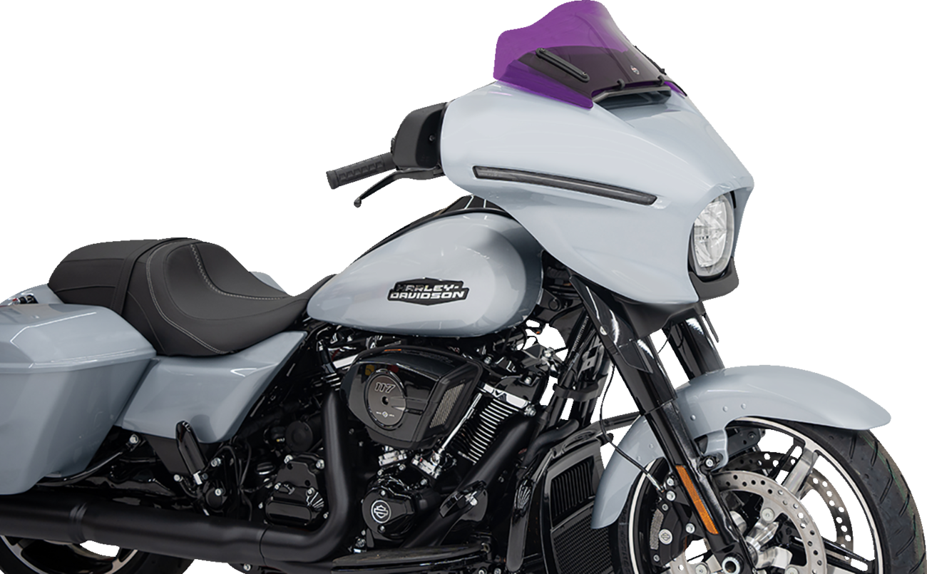 Kolor Flare® Windshield - 8" - Purple - '23-'25 FLHX [2310-0883] - Image 3