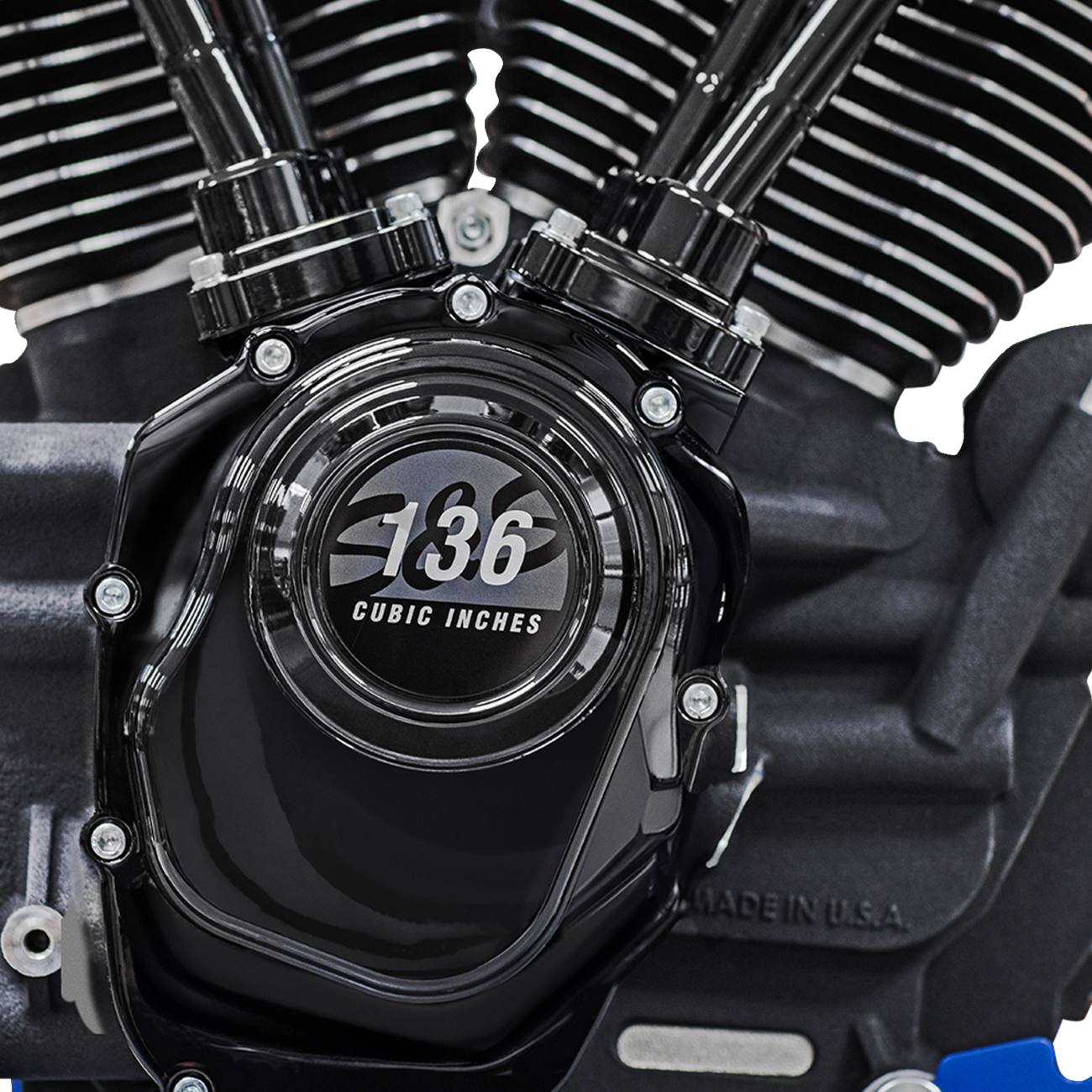 MK136 Engine - MK136 Black Edition Engine - Oil Cooled - 49 State - M8 Touring [0901-0265] - Image 2