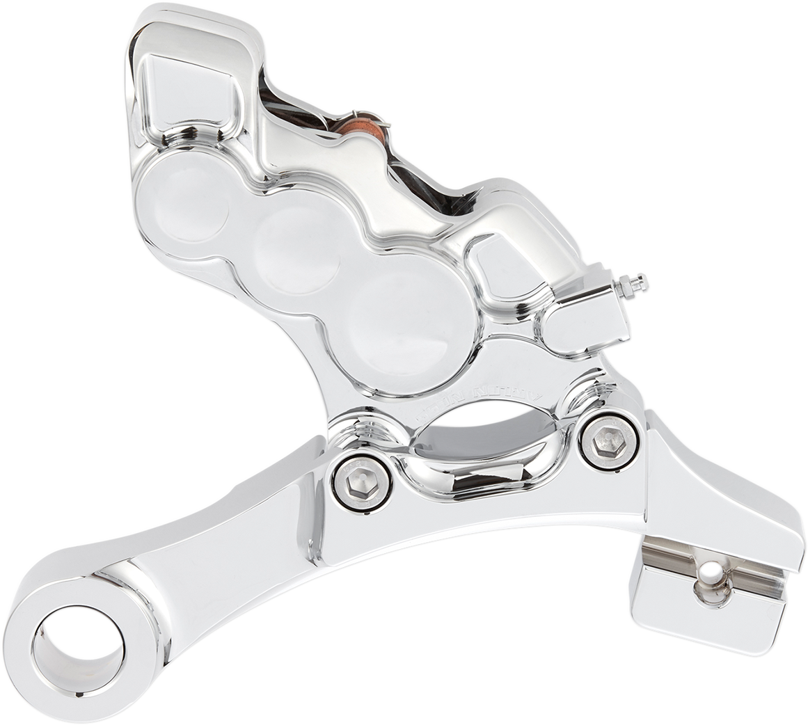 Ness Tech Six-Piston Differential Bore Caliper - 6-Piston Caliper - Rear - Chrome - 11.8" [1701-0618]