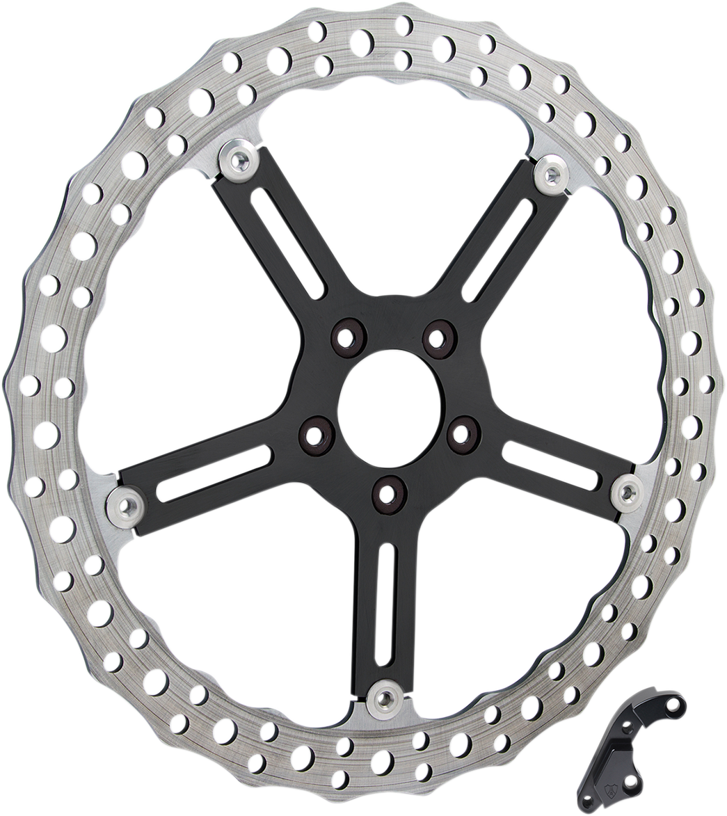Big Brake Jagged Floating Rotor Kit - Jagged Brake Rotor - 15" - Left - Hub-Mount [1710-3312]
