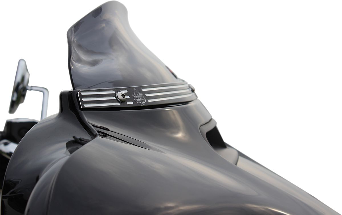 Flare® Windshield - 4" - Dark Smoke - '14-'25 FLH [2310-0673]