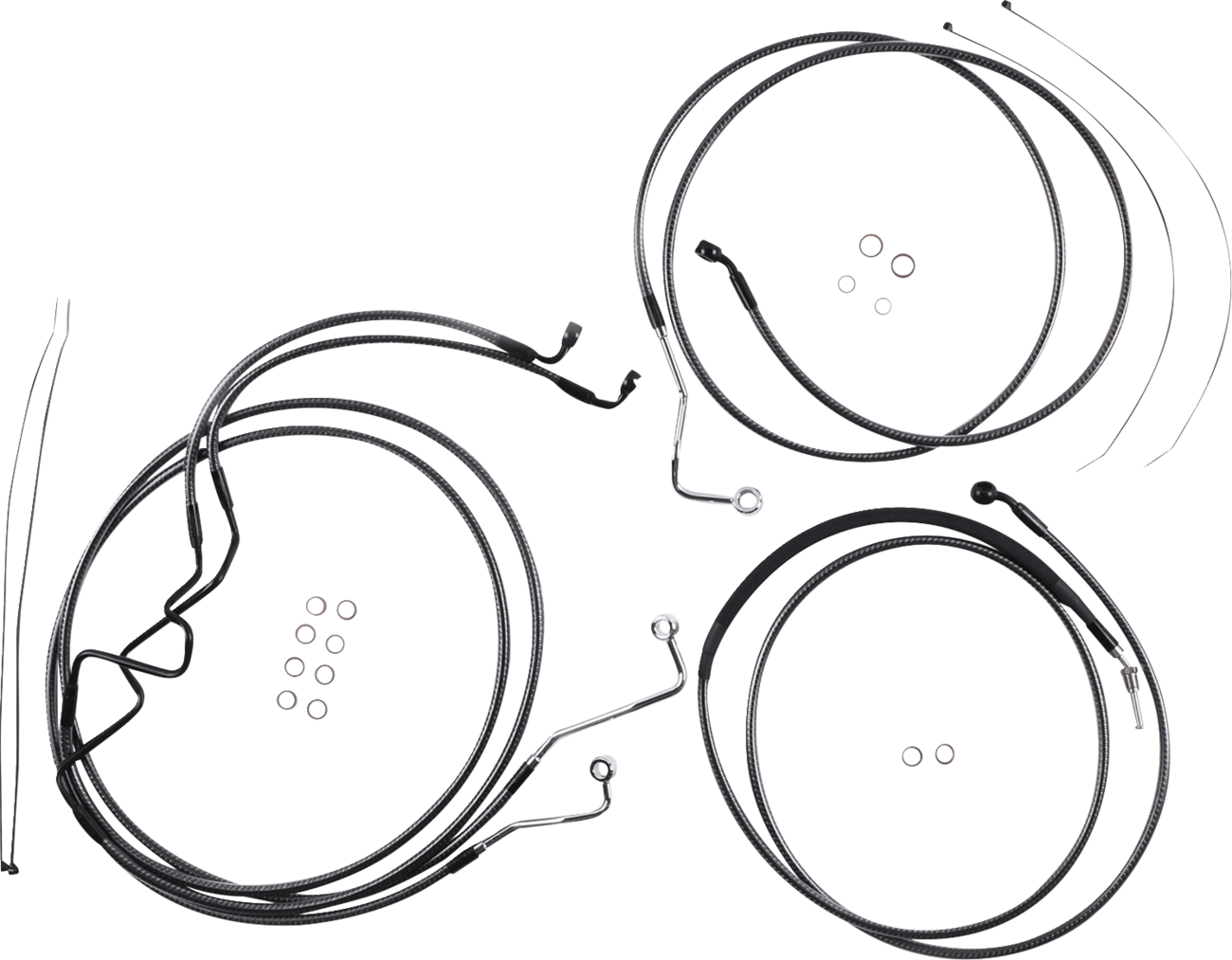 KARBONFIBR Designer Handlebar Installation Kit - 10" - '17-'20 FLHR [0610-2400]