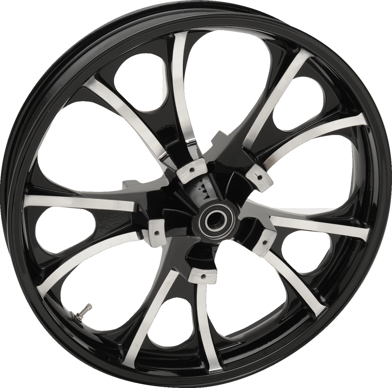 Largo Precision Cast 3D Wheel — Largo 3D - Wheel - Largo 3D - Front - Dual Disc/with ABS - Black Cut - 21x3.5 [0201-2396]