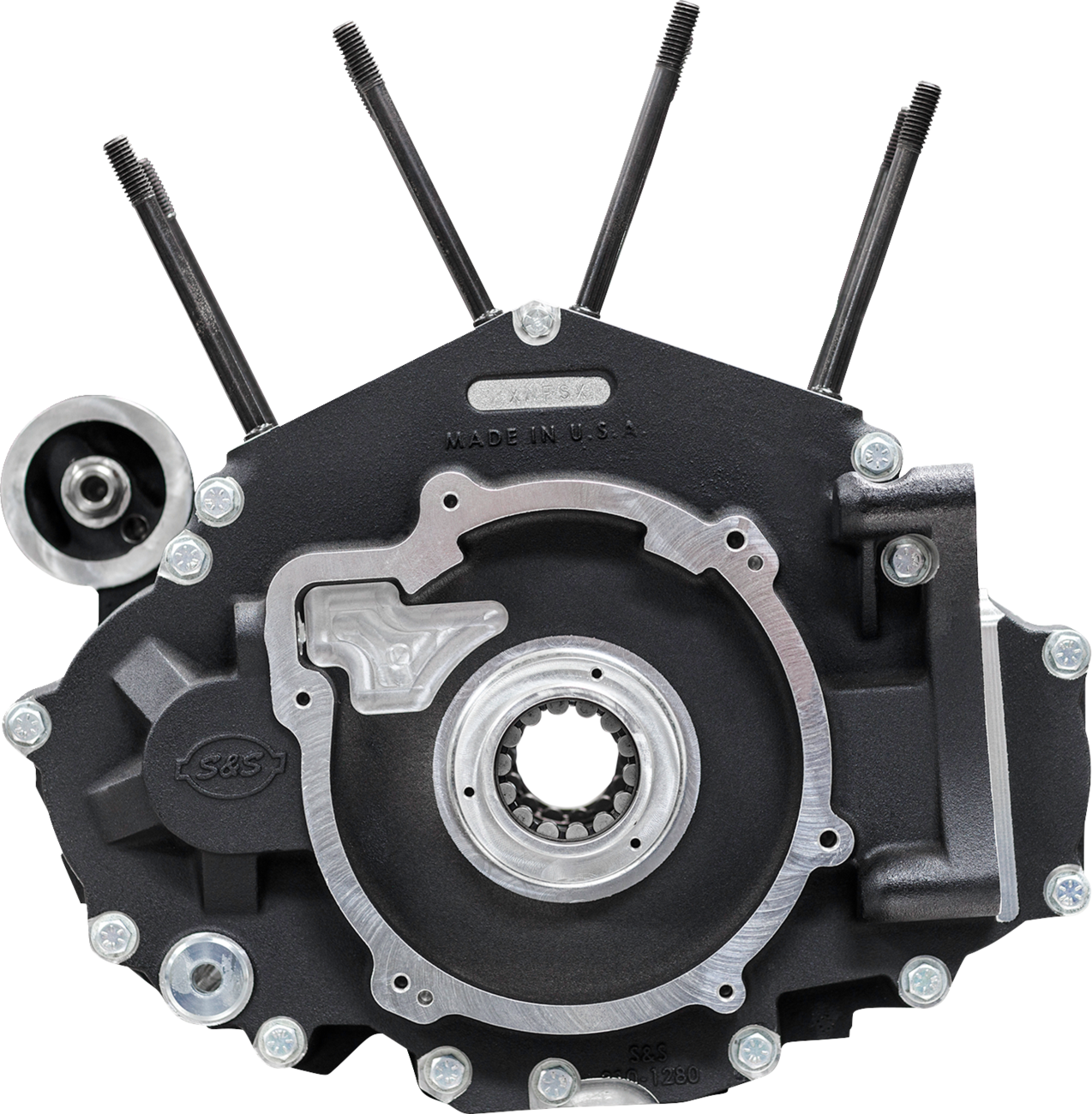 M8 Softail Crankcase - Crankcase - MK-Series "B" - Black - M8 Softail [0920-0242] - Image 4