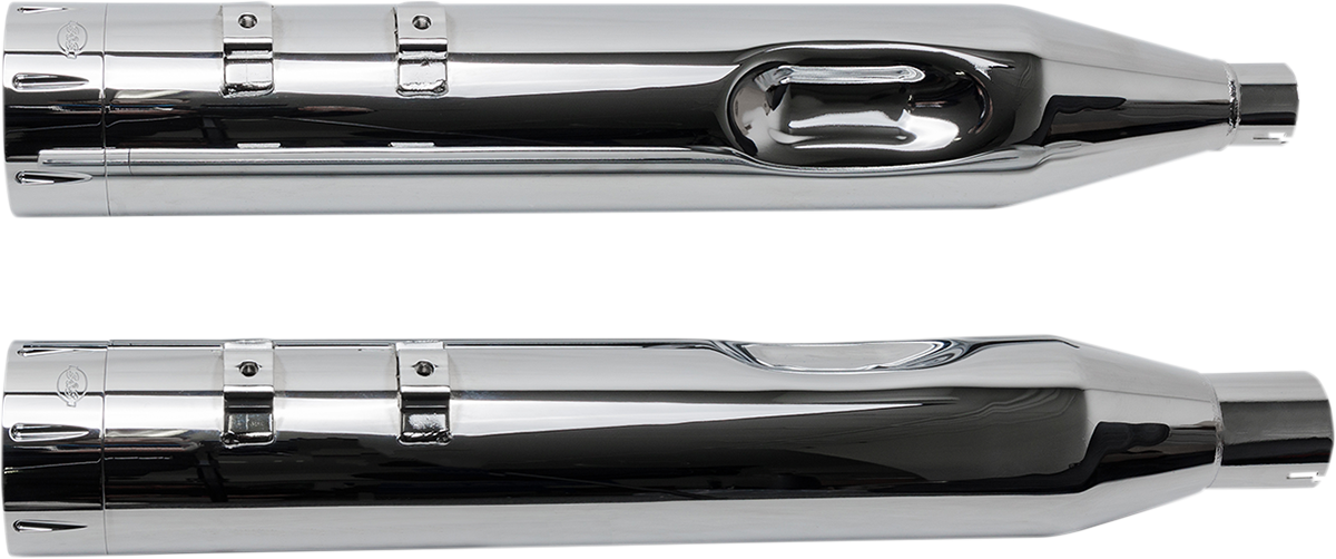 4-1/2" MK45 Performance Mufflers — Tracer - 4-1/2" MK45 Performance Mufflers - Chrome Tracer [1801-1078]