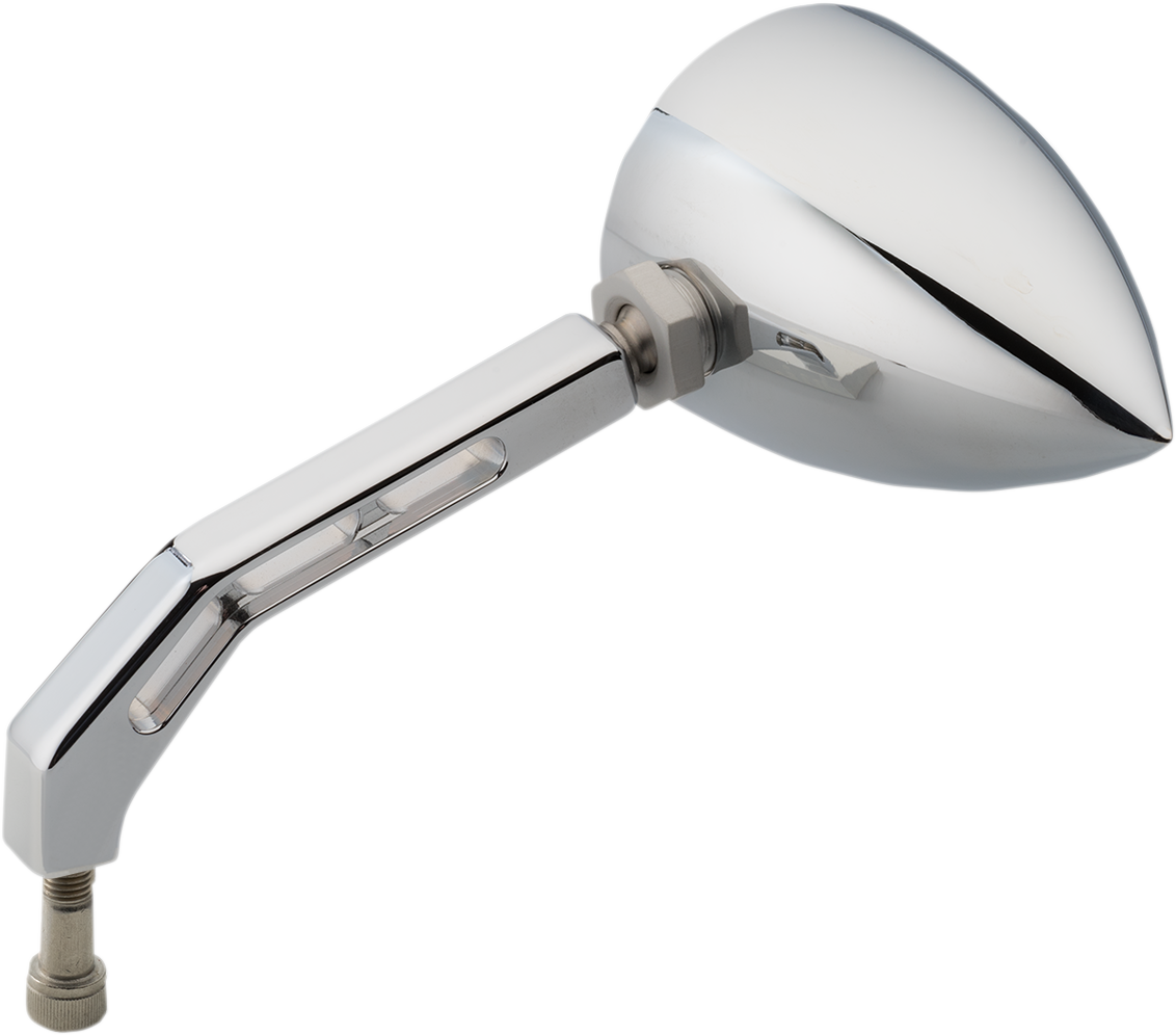 ViewTech V Billet Mirror - Mirror - ViewTech 5 - Side View - Teardrop - Chrome [0640-1379]