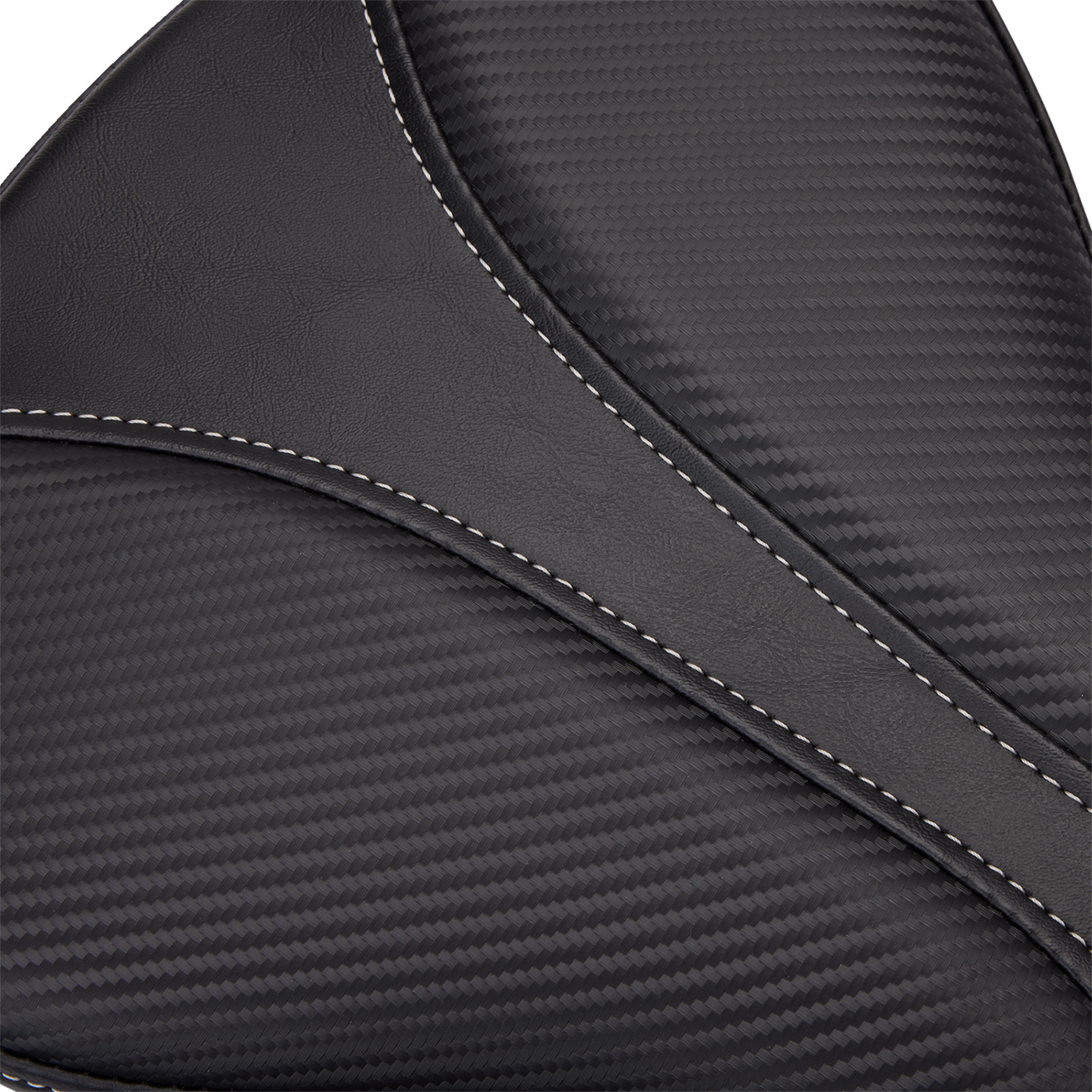 Dominator Pillion Pad - Standard Reach - Black w/ Gray Stitching - FL/FX '06-'17 [0802-0800] - Image 3