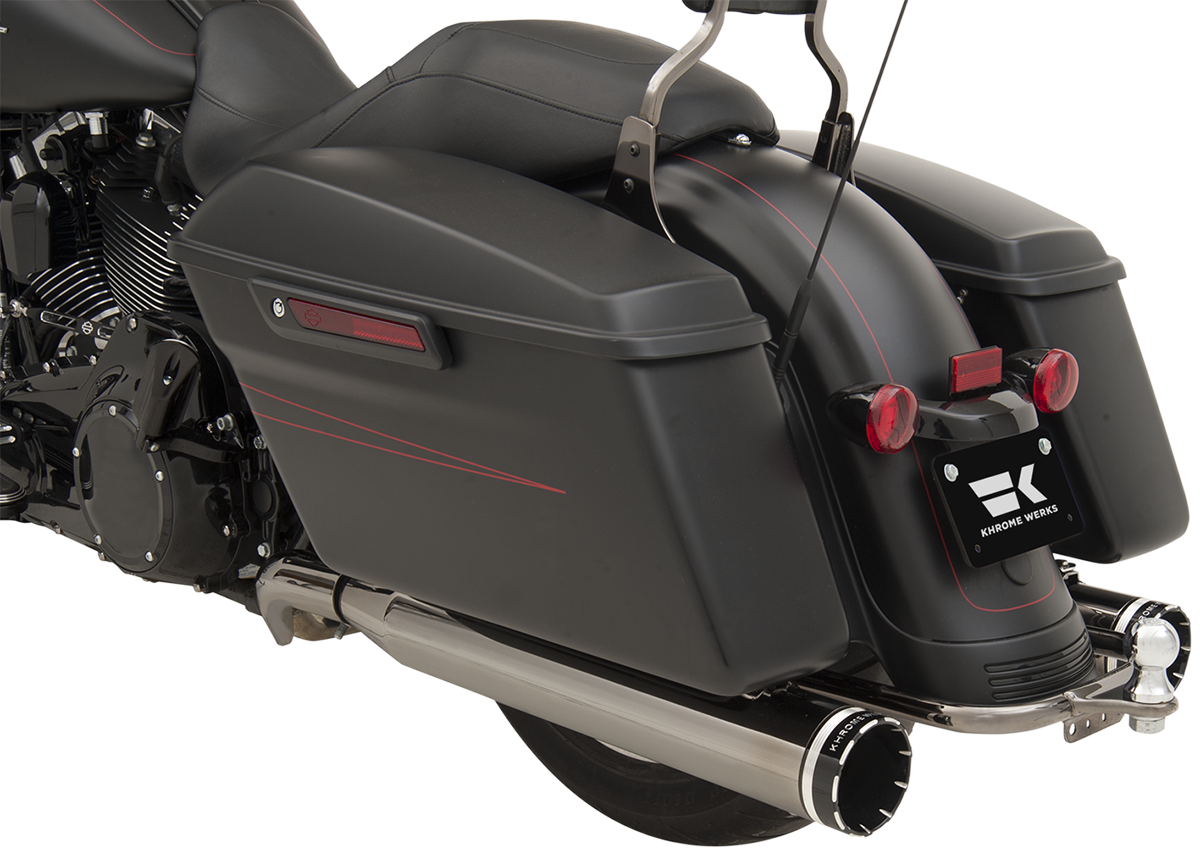 2-into-2 Dominator Exhaust System - Eclipse® - '09-'16 FL - With 4-1/2" Muffler [1800-1968] - Image 5