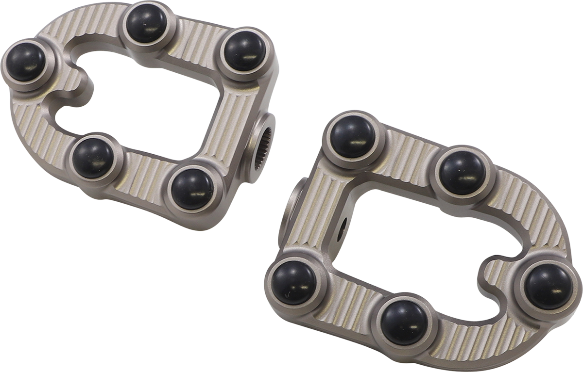 MX Foot Pegs - Driver - Titanium [1621-0998]