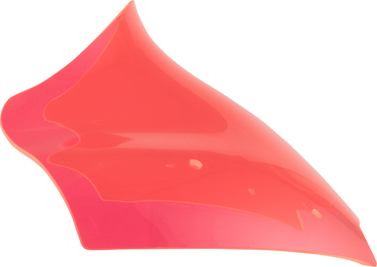 Ice Flare® Windshield - 10" - Pink Ice - '23-'25 FLTRX [2310-0861]
