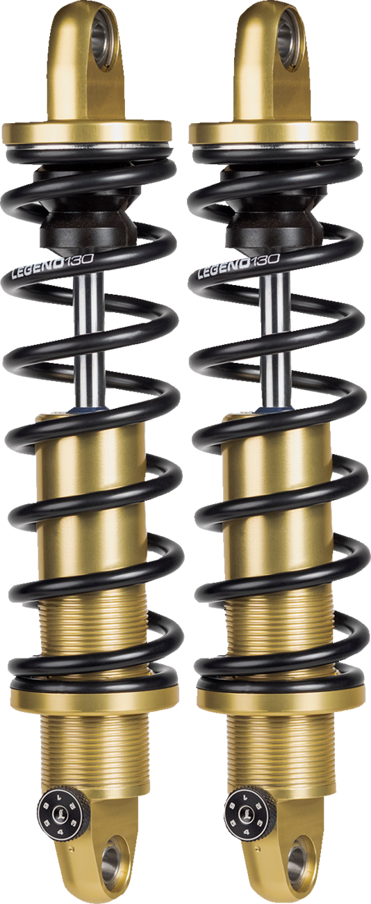 REVO-A Adjustable FL Coil Suspension - REVO-A Shocks - 12" - Gold - Heavy Duty [1310-1779]