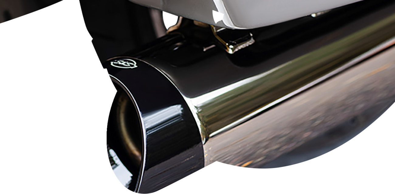 4-1/2" MK45 Performance Slip-On Mufflers - Lava Chrome - 50-State [1801-1810] - Image 3