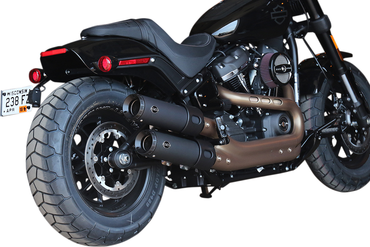 Grand National Slip-On Mufflers - Guardian Black - FXFB [1801-1234] - Image 2