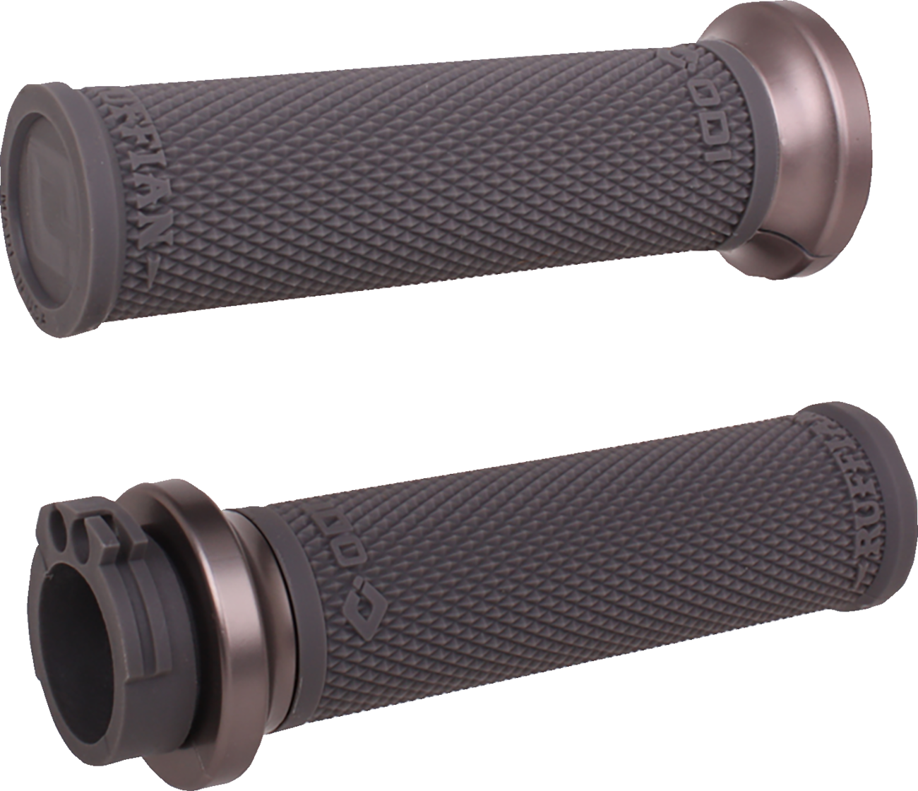 Ruffian Lock-On Street Grips - Cable - Black/Gunmetal [0630-3399]