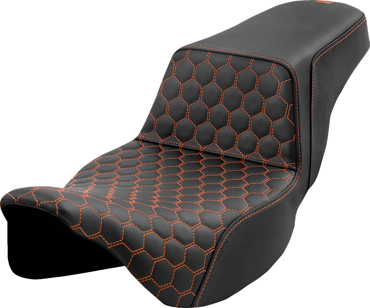 Honeycomb Step-Up Seat - Step-Up Seat - Honeycomb - Extended Reach - Orange Stitching - FL '08-'23 [0801-1563]