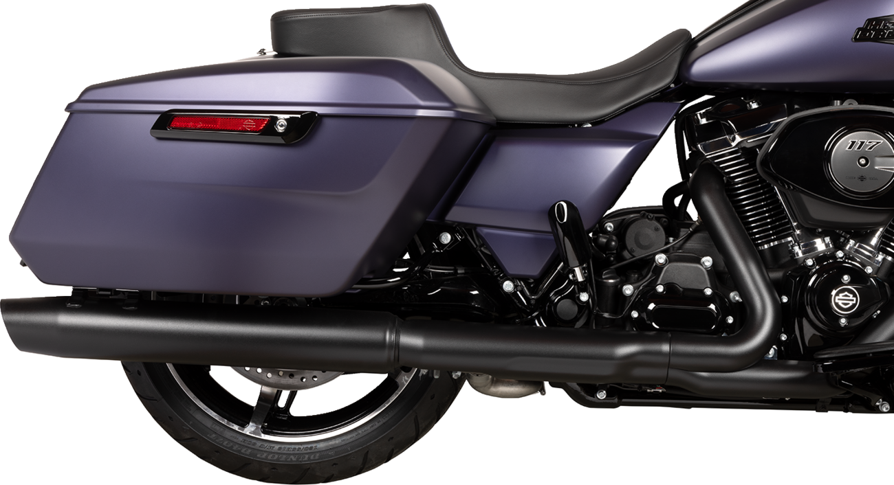 Performance Predator 2-Up Seat with Extended Reach - Performance Predator 2-Up Seat - Extended Reach - Solar Leather - Smooth - FLHX/FLTR '23-'24 [0801-1944] - Image 4