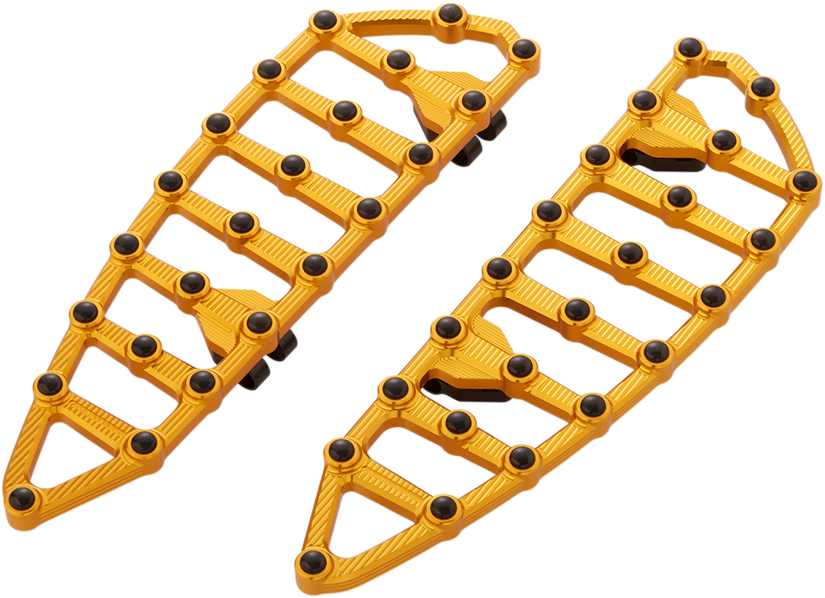 MX Billet Floorboards - MX Driver Floorboards - Gold [1621-0945]