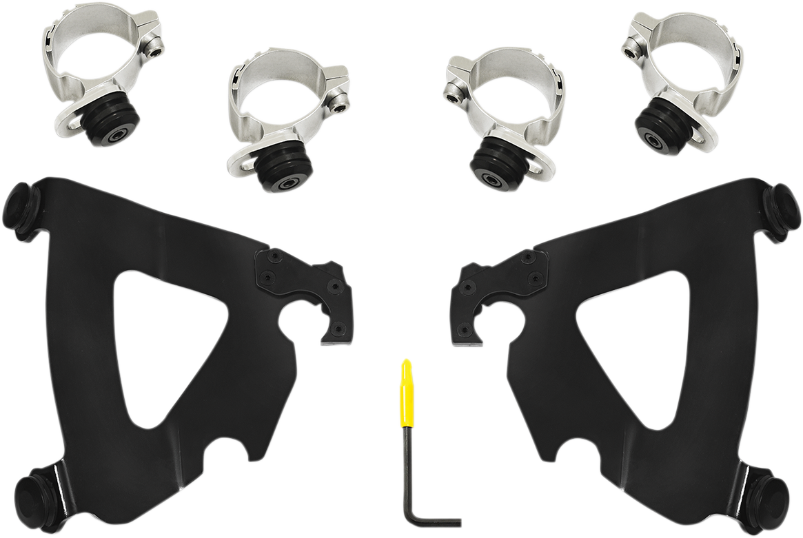 Road Warrior Trigger-Lock Mount Kit - Road Warrior Mounting Kit - Black - Harley-Davidson® [2320-0214]
