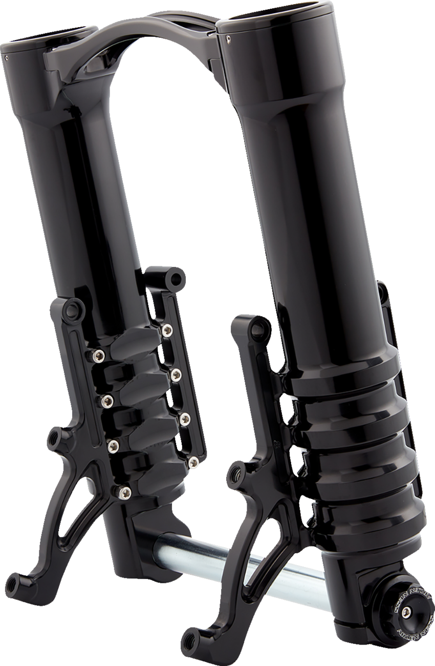Method No Flex Fork Legs - Fork Legs - 49 mm - Black Anodized - For Custom Radial Mount Brake Caliper [0403-0166] - Image 2