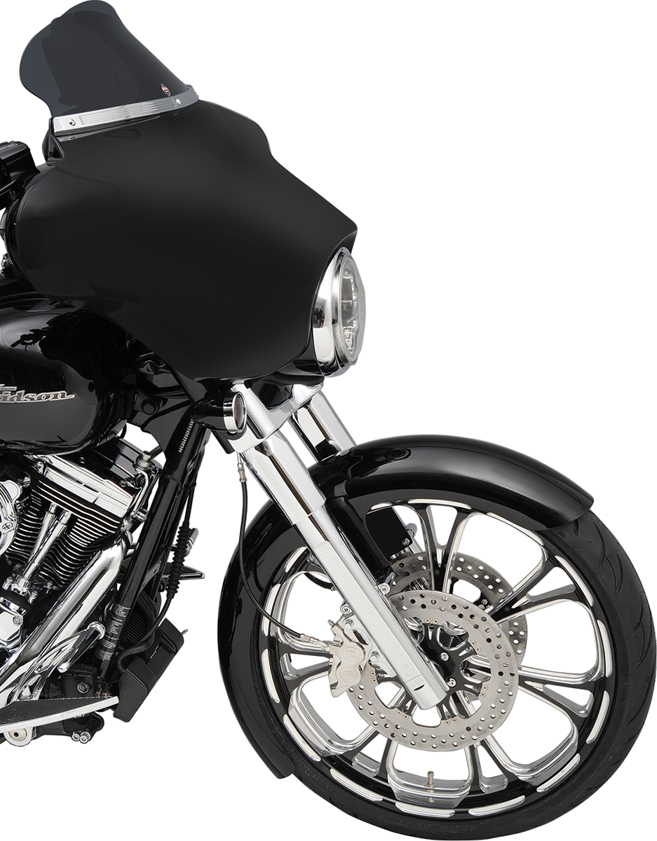 Flare® Windshield - 6-1/2" - Smoke - '96-'13 FLH [2310-0212] - Image 4