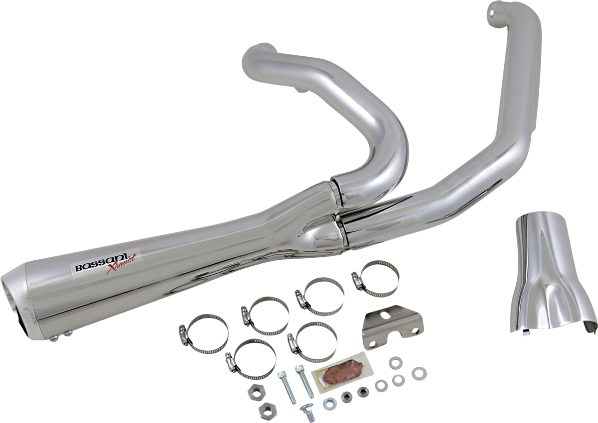 Road Rage 2:1 Short Exhaust System - Short 2:1 Exhaust for FL - Chrome [1800-2445] - Image 2