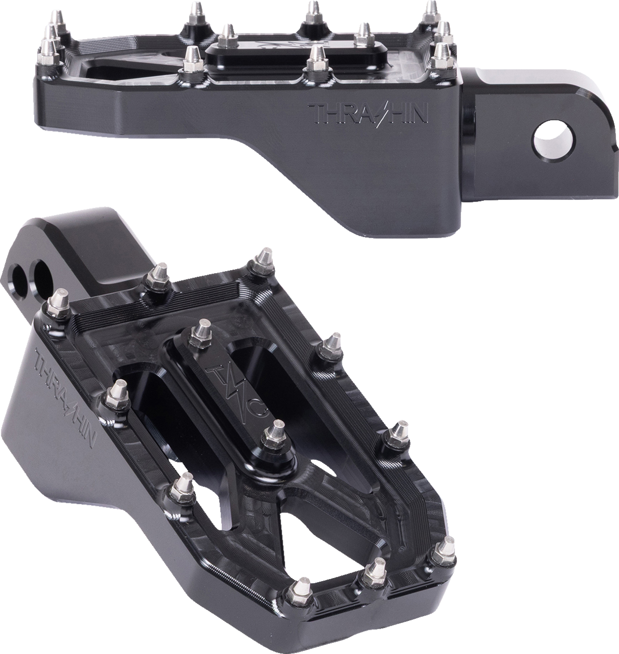 Aggressor Foot Pegs - Rear - Black - FL/FX '18-'25 [1620-2778]