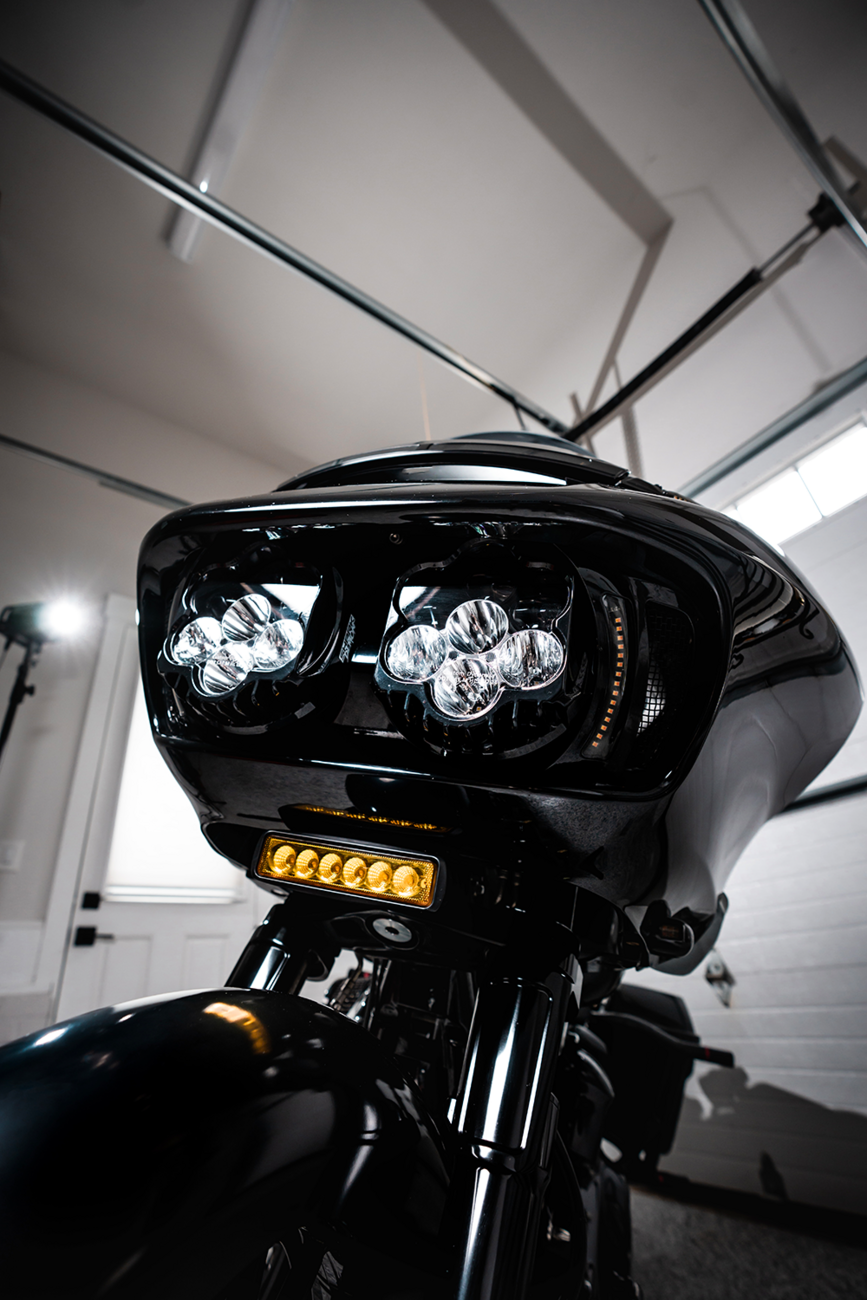 LED Light Bar Kit - LED Light Bar - Yellow Lens - Road FLTR [2040-3194] - Image 2