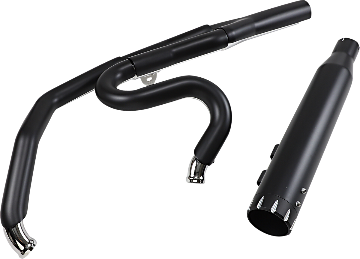 Road Rage 2-into-1 Exhaust System - 2:1 High Horsepower Exhaust - Black [1800-2493] - Image 2