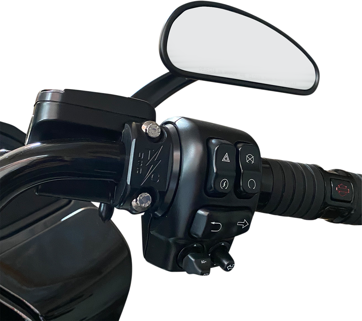 Brake/Clutch Perch Clamps - Black [0615-0325] - Image 2