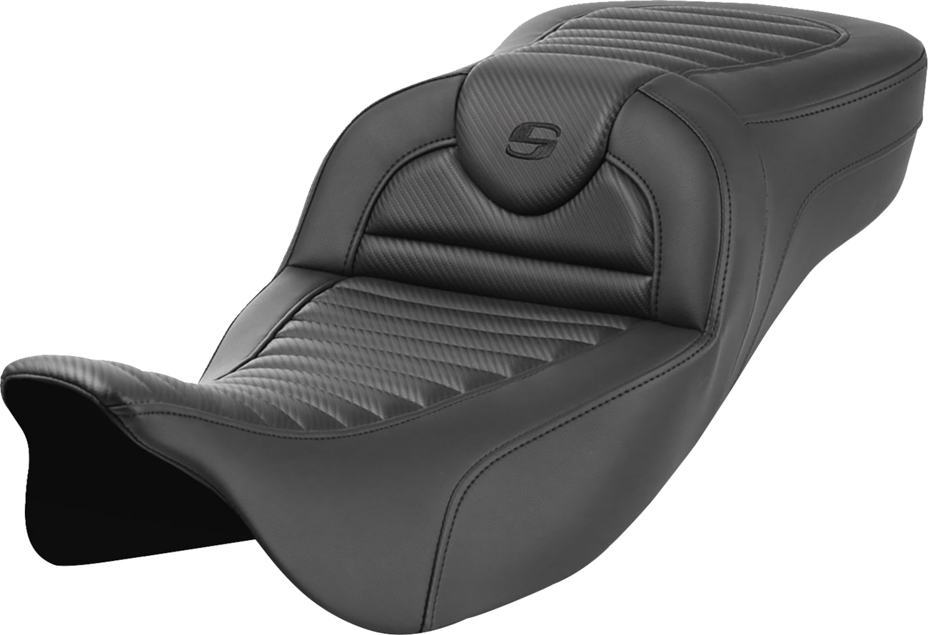 Roadsofa™ Extended Reach Seat - without Backrest - Tuck-n-Roll - Carbon Fiber - FL '08-'24 [0801-1818]
