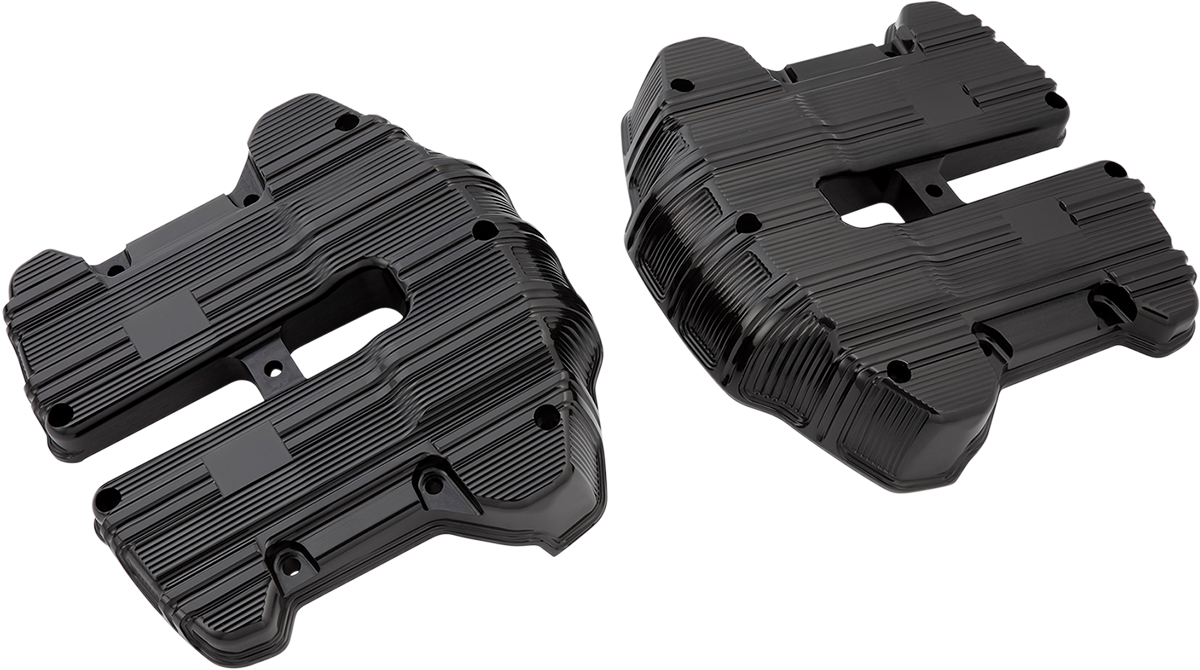 10 Gauge Rocker Box Top Covers - Rocker Box Covers - 10 Gauge - Black [0940-1911]