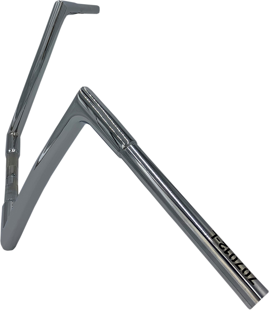 1-1/4" EZ Install Flat Top Handlebar - 12" - Chrome [0601-5513] - Image 2