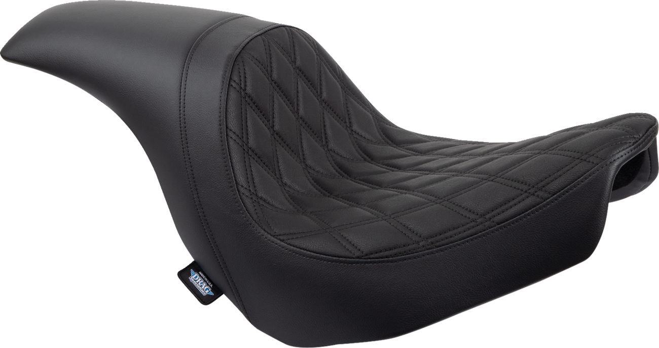 Predator Seat - Double Diamond w/ Black Sitching - Vinyl - FLSB/FXLR '18-'23 [0802-1517]