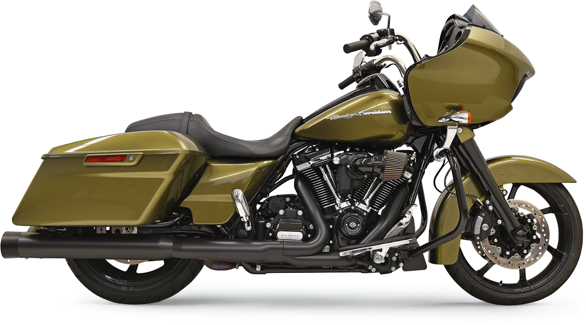DNT Straight Can Slip-On Mufflers - DNT Straight Can Mufflers for FL - Black [1801-1083]