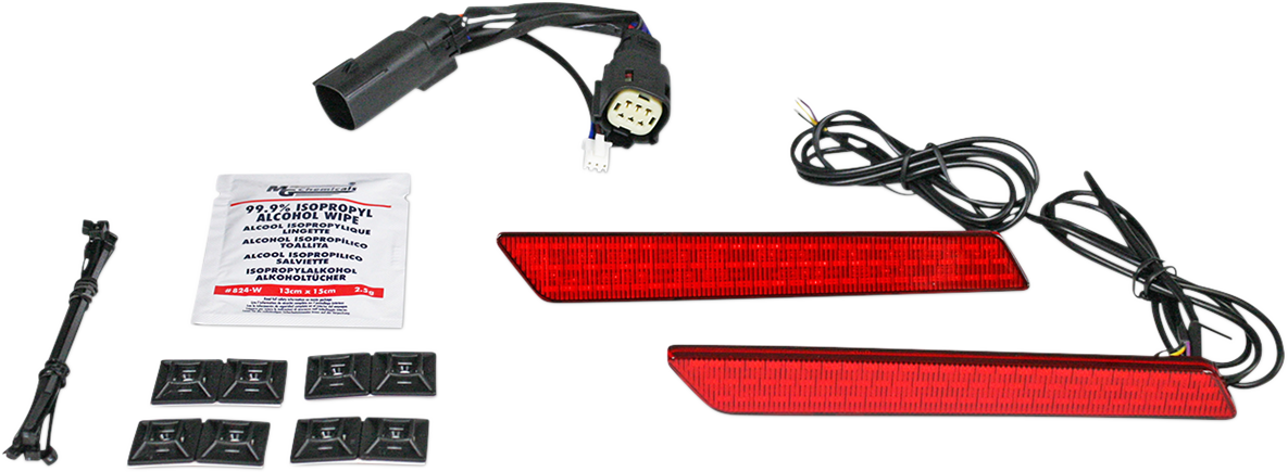 Saddlebag Latch Lights - SS6 - Red [2040-2479]