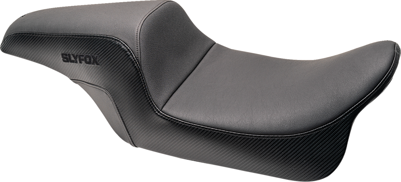 The Drifter Seat - Drifter Seat - Black Logo - Smooth Vinyl - Carbon Fiber - FL '08-'23 [0801-1614]
