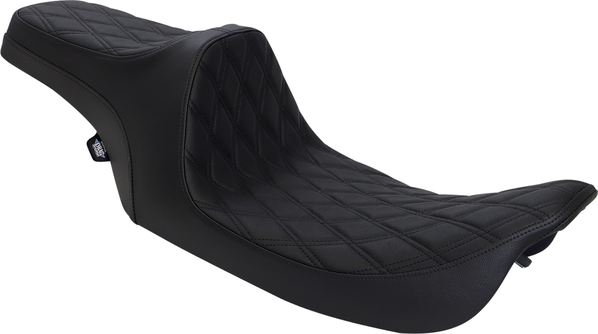 Predator III Seat - Double Diamond - Black Stitched - FLHR/FLHX '99-'07 [0801-1129]