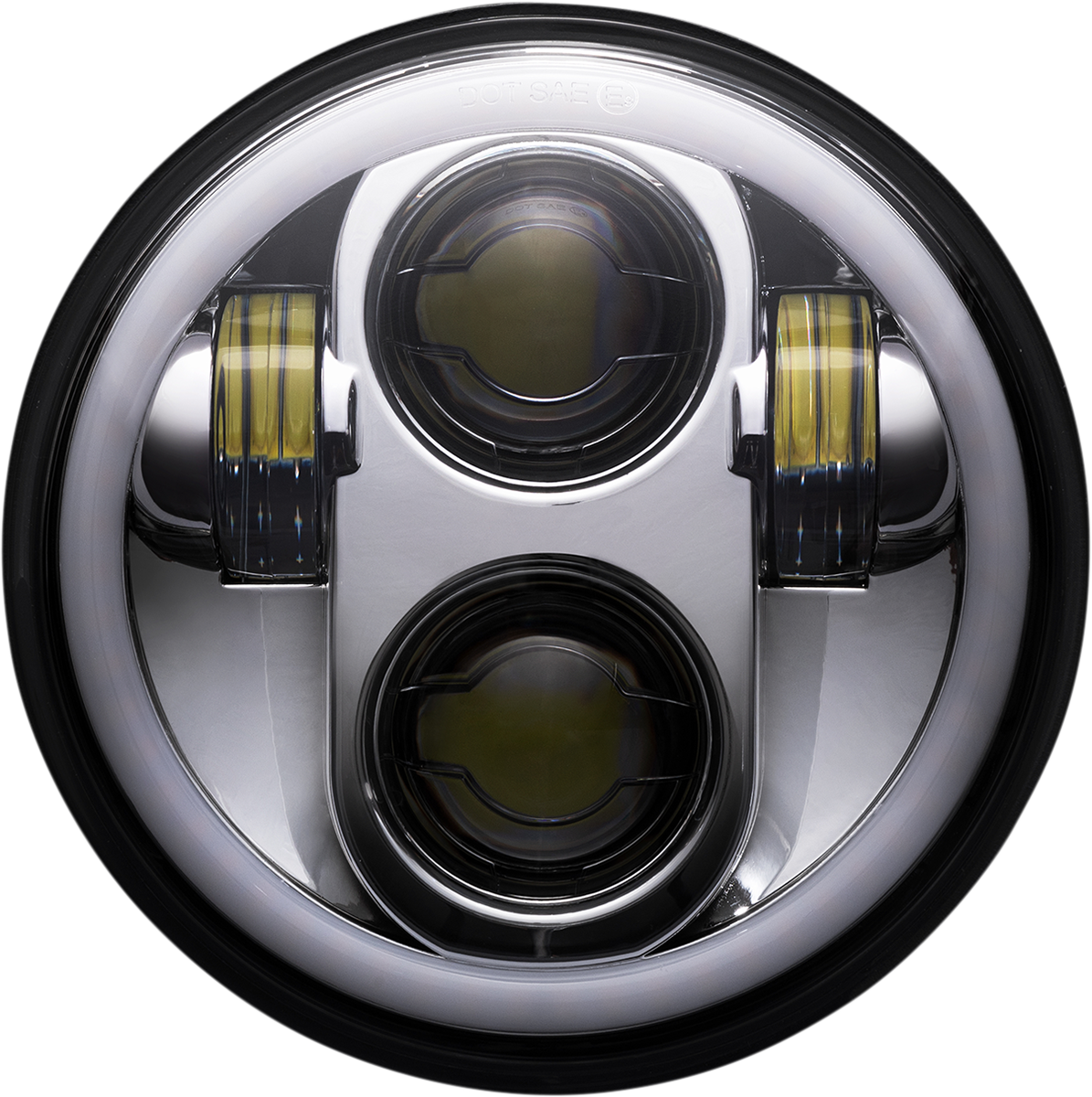 ProGLOW™ LED Headlamp with Color Changing Halo - ProGLOW™ 5-3/4" Headlamp - with Mounting Ring - Chrome [2001-2482]