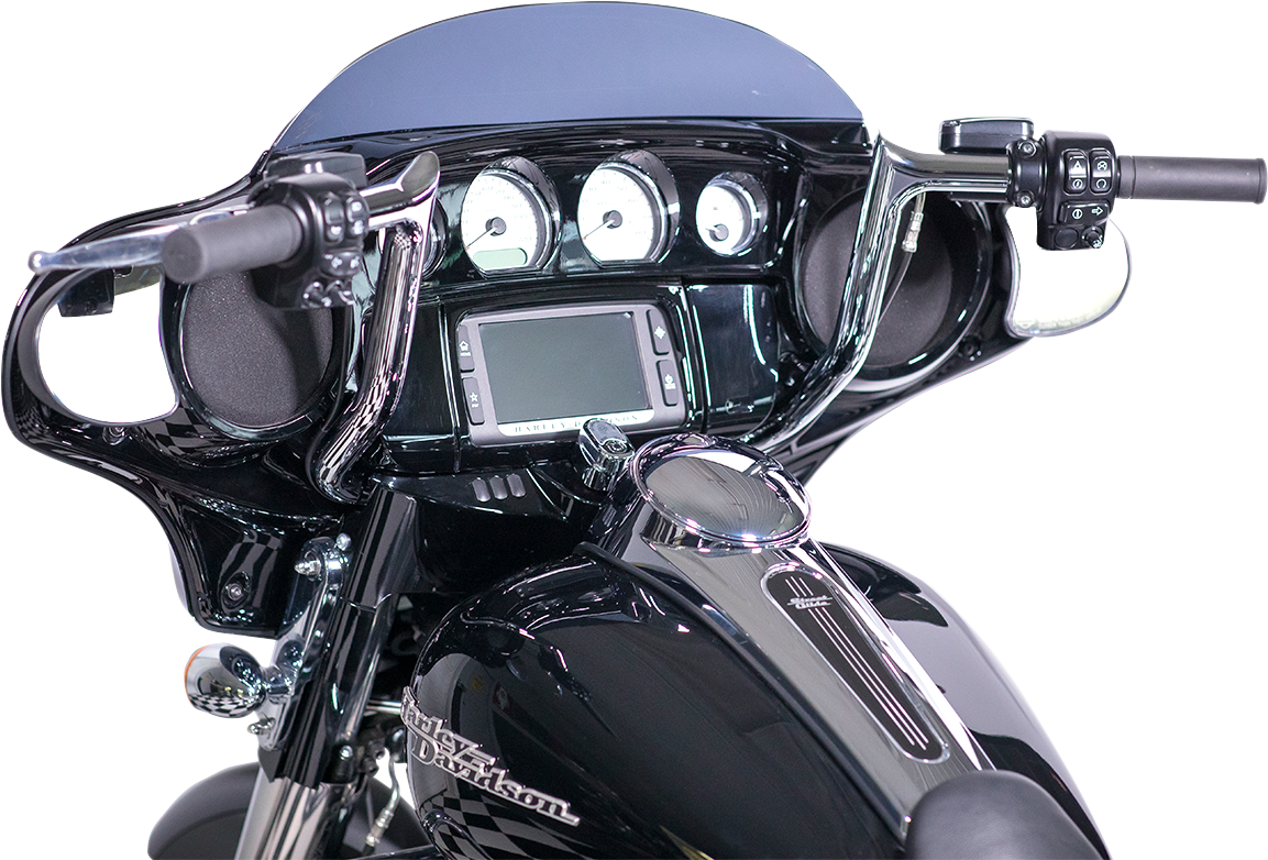 1-1/4" EZ Install Pointed Top Handlebar - 12" - Chrome [0601-4748] - Image 4