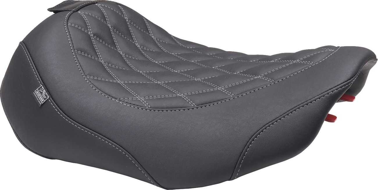 Wide Tripper™ Solo Seat - Wide Tripper™ Seat - Solo - Gun Metal Stitching - FLT/FLH '23-'25 [0801-2017] - Image 2