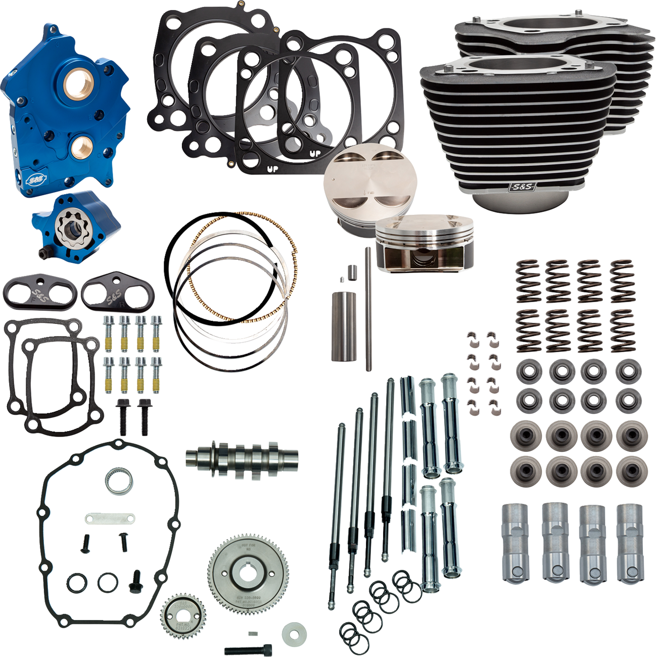 128" Power Package - Power Pack - 4.500" Stroke - Water Cooled - Black w/Highlights - M8 [0904-0144]