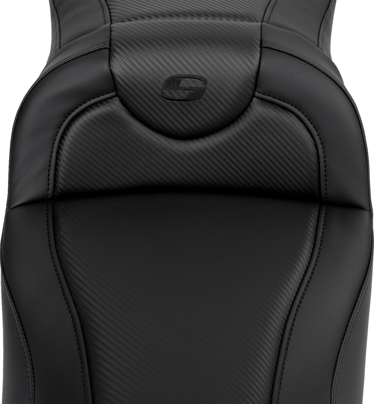 Roadsofa™ Carbon Fiber Seat - Roadsofa™ Extended Reach Seat - Carbon Fiber - Black Stitch - without Backrest - FL '08-'24 [0801-1624] - Image 2