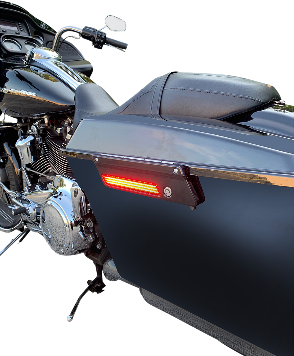 Dual Color LED Saddlebag Latch Lightz™ - Saddlebag Light - Smoke Lens [2040-2848] - Image 2